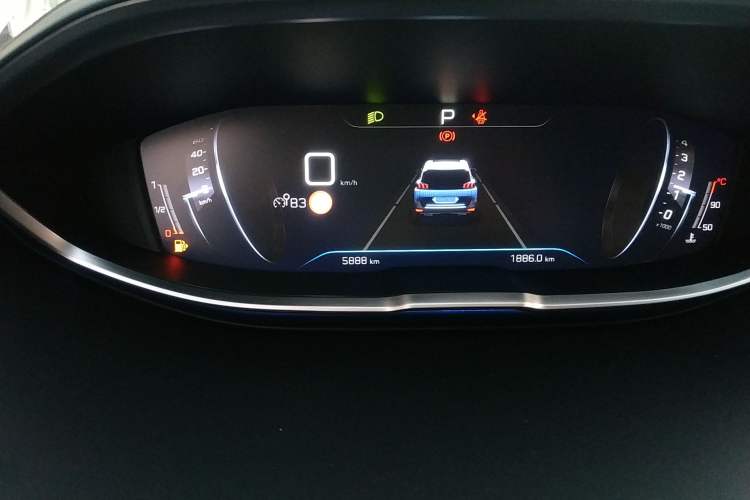 Used Peugeot 5008 2023 400THP Passionate Full-Seat Edition 7 Seats Odometer Close Up
