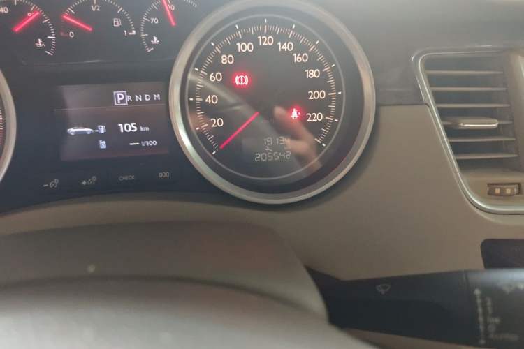 Used Peugeot 508 2011 2.3L Automatic Flagship Edition Odometer Close Up
