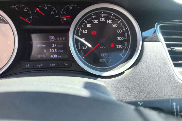 Used Peugeot 508 2011 2.3L Automatic Flagship Edition Odometer Close Up