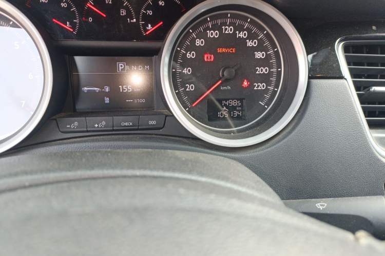 Used Peugeot 508 2011 2.3L Automatic Flagship Edition Odometer Close Up