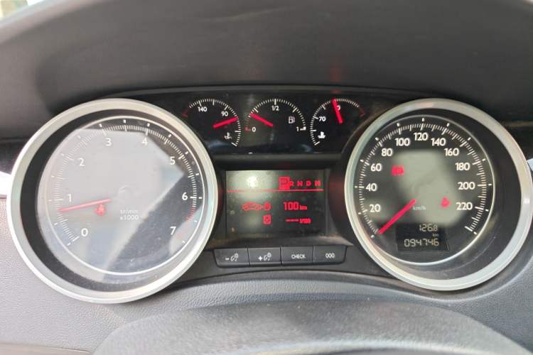 Used Peugeot 508 2012 2.0L Automatic Sunroof Classic Edition Instrument Cluster