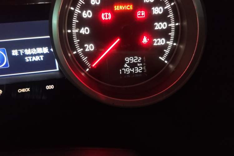 Used Peugeot 508 2012 2.0L Automatic Smart Enjoyment Version Odometer Close Up