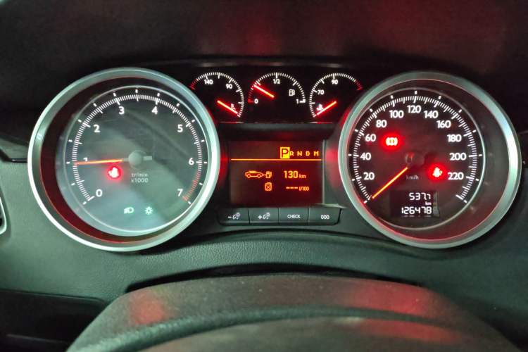 Used Peugeot 508 2012 2.0L Automatic Sunroof Classic Edition Instrument Cluster