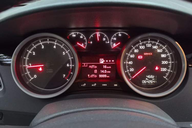 Used Peugeot 508 2012 2.0L Automatic Smart Enjoyment Version Instrument Cluster