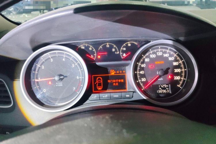 Used Peugeot 508 2013 2.0L 2nd Anniversary Edition with Automatic Sunroof – Classic Version Instrument Cluster
