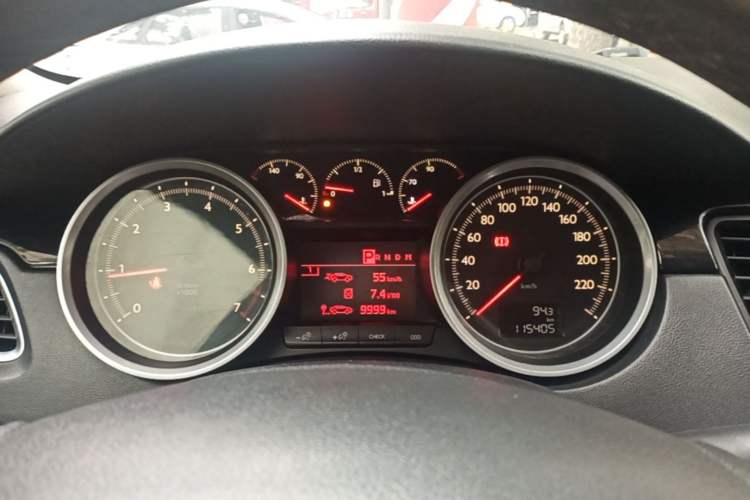 Used Peugeot 508 2013 2.0L 2nd Anniversary Edition with Automatic Sunroof – Classic Version Instrument Cluster