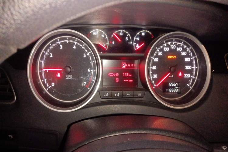 Used Peugeot 508 2013 2.0L 2nd Anniversary Edition with Automatic Sunroof – Classic Version Instrument Cluster