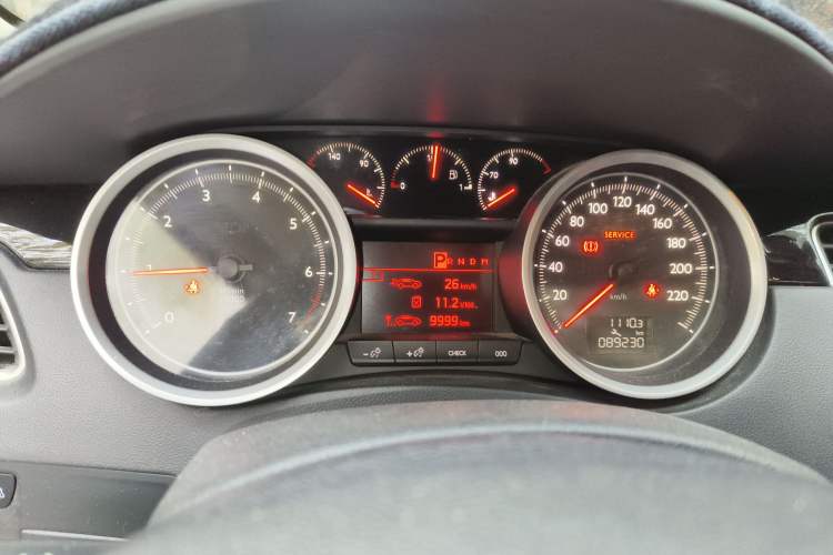 Used Peugeot 508 2013 2.0L 2nd Anniversary Edition with Automatic Sunroof – Classic Version Instrument Cluster