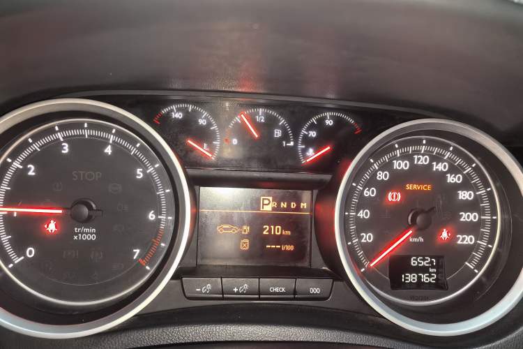 Used Peugeot 508 2013 2.0L 2nd Anniversary Edition with Automatic Sunroof – Classic Version Instrument Cluster