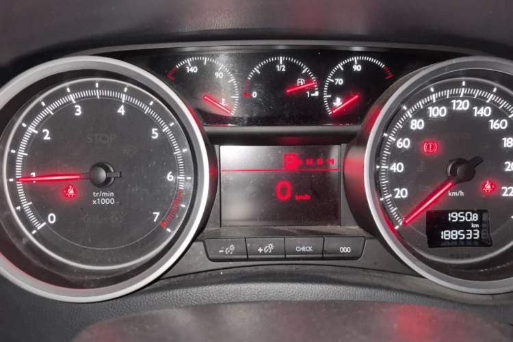 Used Peugeot 508 2013 2.0L 2nd Anniversary Edition with Automatic Sunroof – Classic Version Instrument Cluster