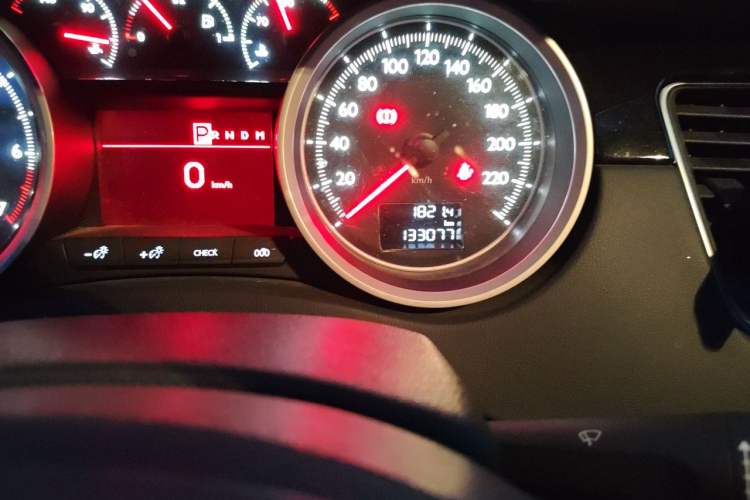 Used Peugeot 508 2013 2.0L 2nd Anniversary Edition Automatic Smart Enjoyment Version Odometer Close Up