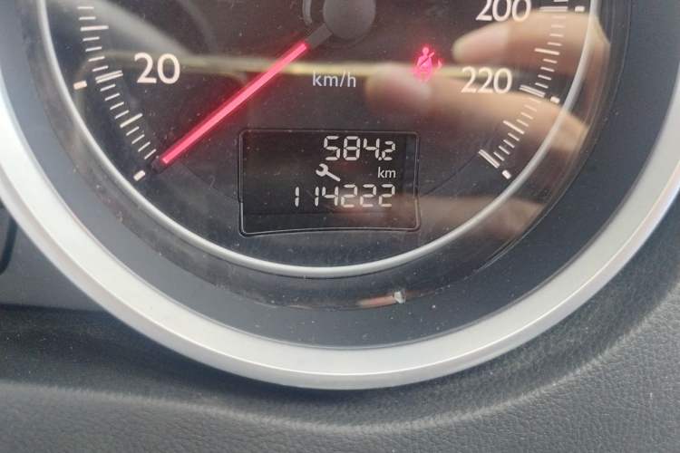 Used Peugeot 508 2013 2.0L 2nd Anniversary Edition with Automatic Sunroof – Classic Version Odometer Close Up