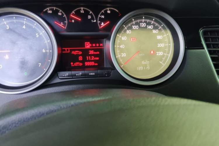 Used Peugeot 508 2013 2.0L 2nd Anniversary Edition Automatic Smart Enjoyment Version Odometer Close Up
