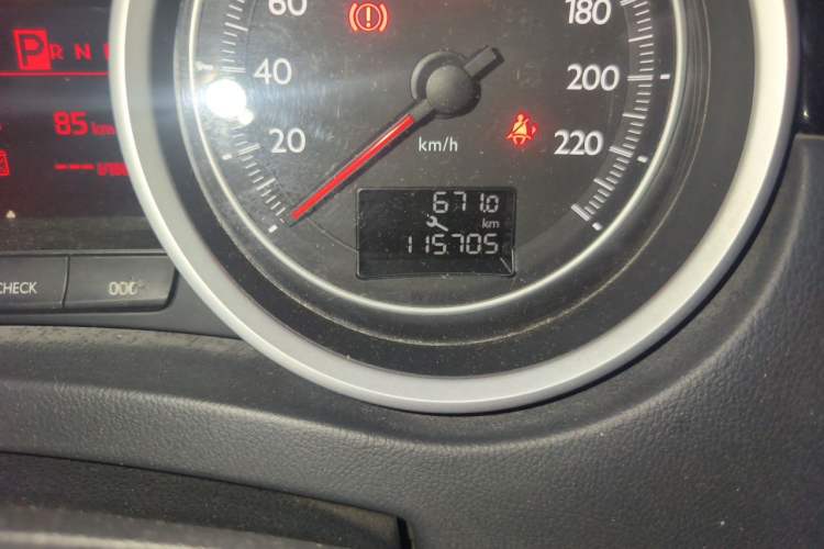 Used Peugeot 508 2013 2.0L 2nd Anniversary Edition Automatic Smart Enjoyment Version Odometer Close Up