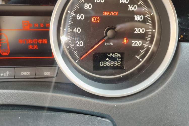 Used Peugeot 508 2013 2.0L 2nd Anniversary Edition with Automatic Sunroof – Classic Version Odometer Close Up