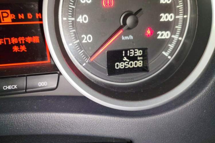 Used Peugeot 508 2015 1.6THP Automatic Zhiiyi Edition Odometer Close Up