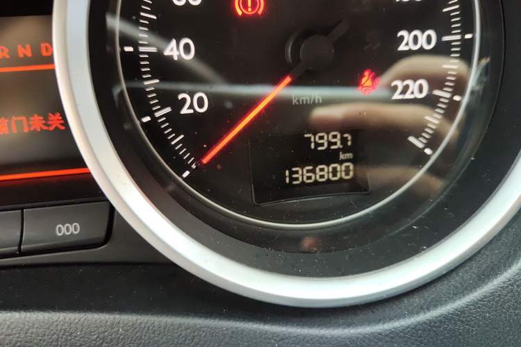 Used Peugeot 508 2015 1.6THP Automatic Prestige Edition Odometer Close Up