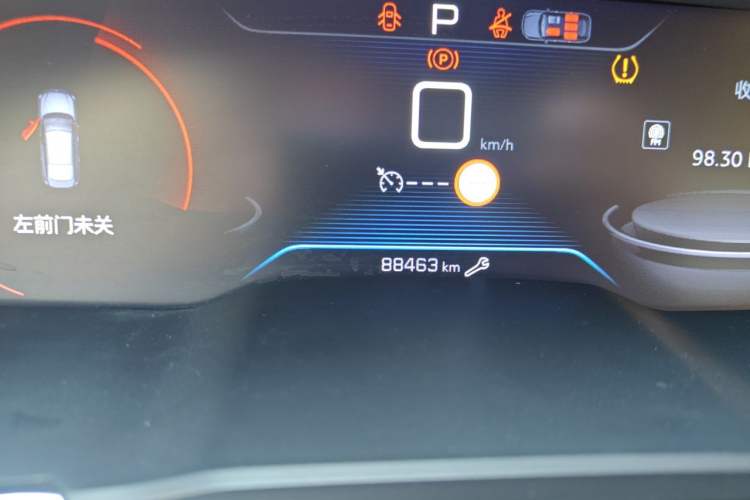 Used Peugeot 508 2019 508L 400THP PureTech Driving Control Version China VI Standard Odometer Close Up