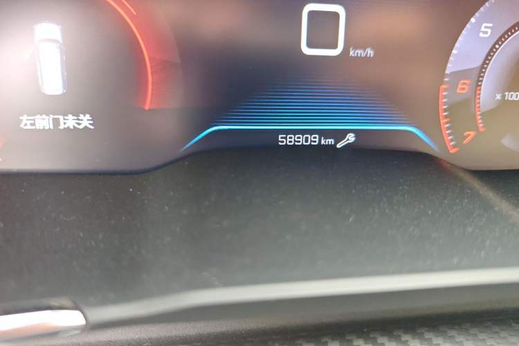 Used Peugeot 508 2019 508L 360THP PureTech Pioneer Edition China VI Standard Odometer Close Up