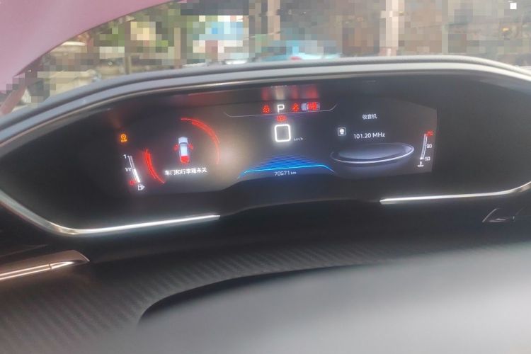Used Peugeot 508 2019 508L 360THP PureTech Pioneer Edition China VI Standard Odometer Close Up