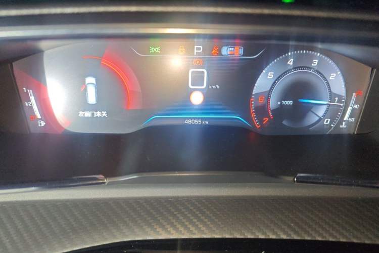 Used Peugeot 508 2019 508L 400THP PureTech Passion Edition China VI standard Odometer Close Up