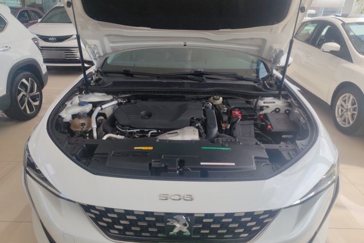 Used Peugeot 508 2019 508L 400THP PureTech Driving Control Version China VI Standard Engine Bay