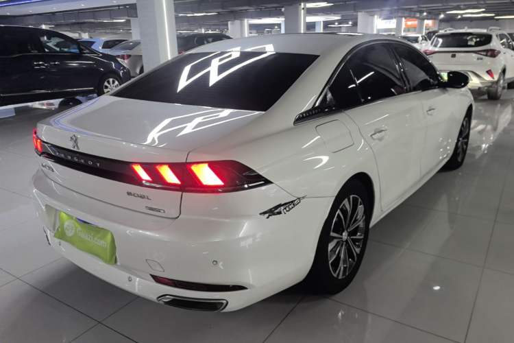 Used Peugeot 508 2019 508L 400THP PureTech Driving Control Version China VI Standard Rear Right 45 Deg