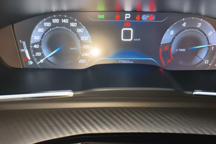 Used Peugeot 508 2021 508L 360THP PureTech Driving Fun Edition Odometer Close Up