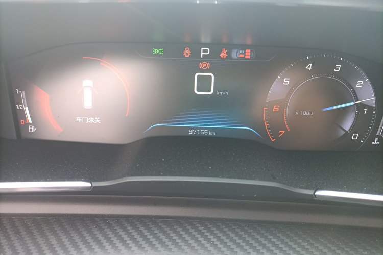 Used Peugeot 508 2021 508L 400THP PureTech Driving Control Edition Odometer Close Up