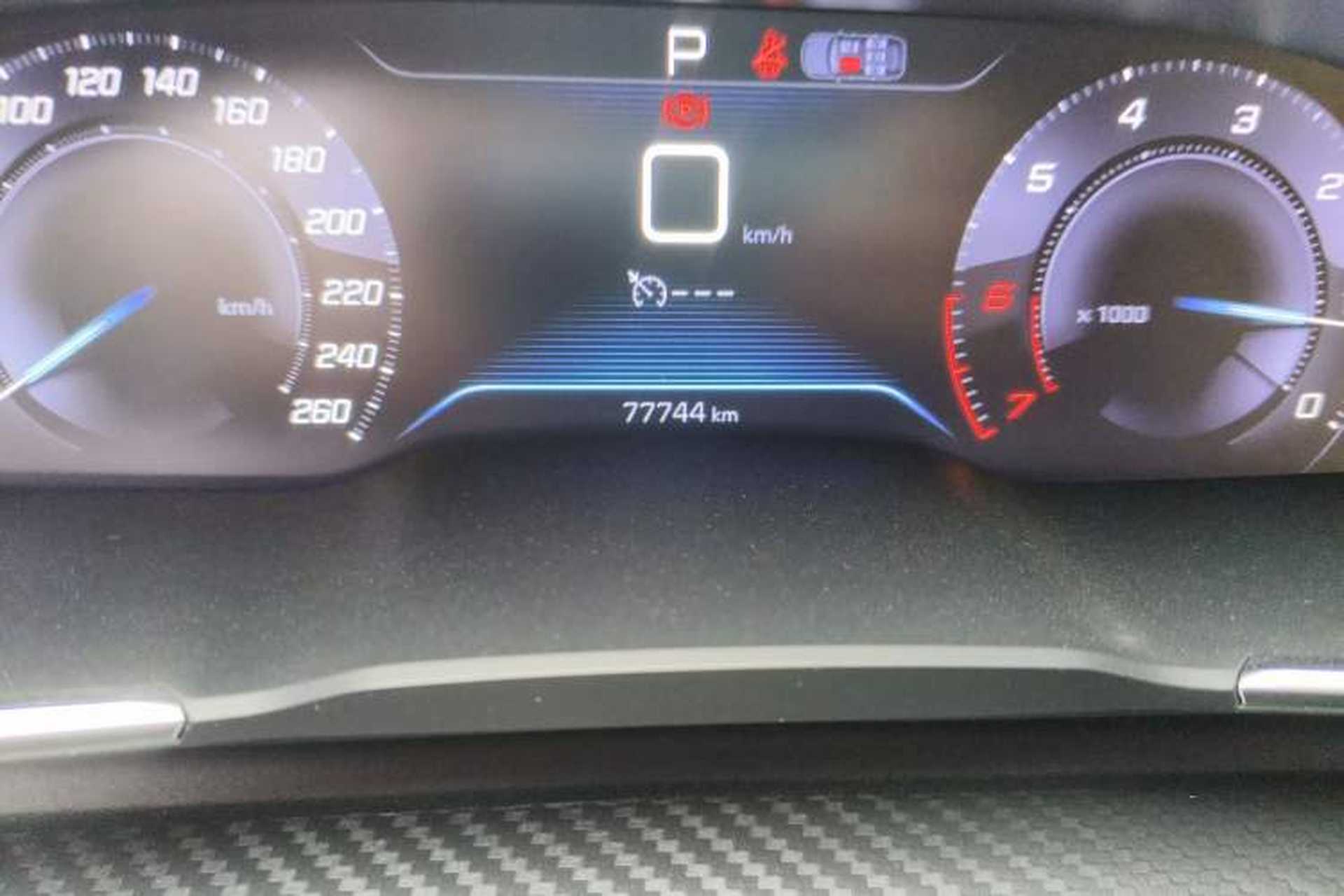 Used Peugeot 508 2021 508L 400THP PureTech Driving Control Edition Odometer Close Up