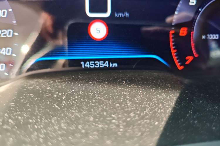 Used Peugeot 508 2021 508L 400THP PureTech Driving Control Edition Odometer Close Up