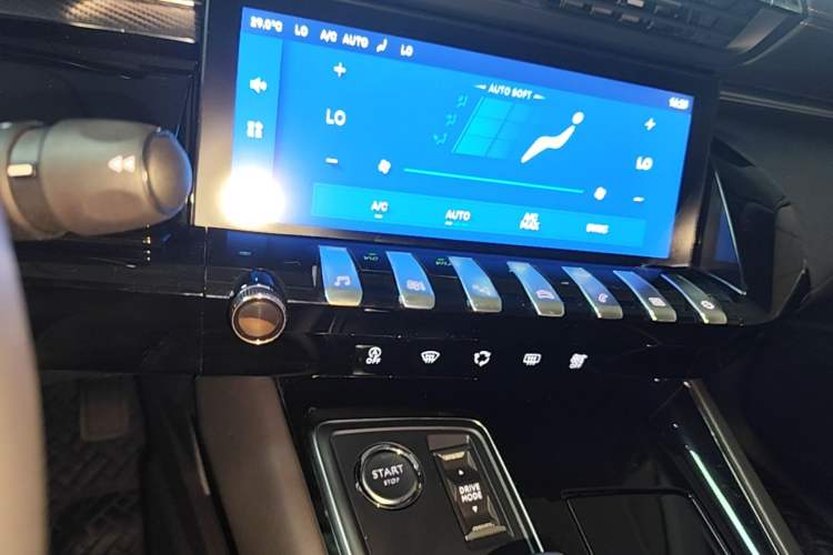 Used Peugeot 508 2022 508L 400THP PureTech Driving Control Edition Audio And AC Panel