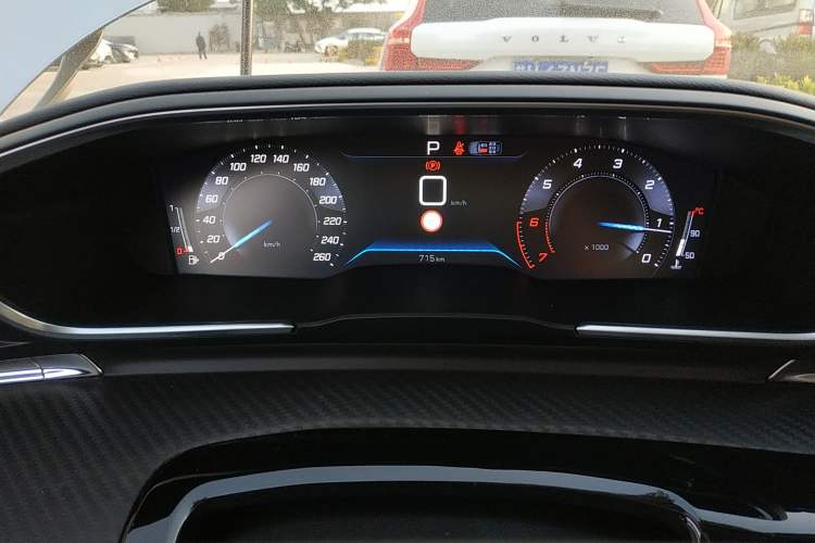 Used Peugeot 508 2023 508L 400THP Driving Flagship Edition Odometer Close Up
