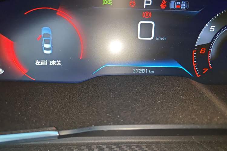 Used Peugeot 508 2023 508L 400THP Driving Control Flagship Edition Odometer Close Up