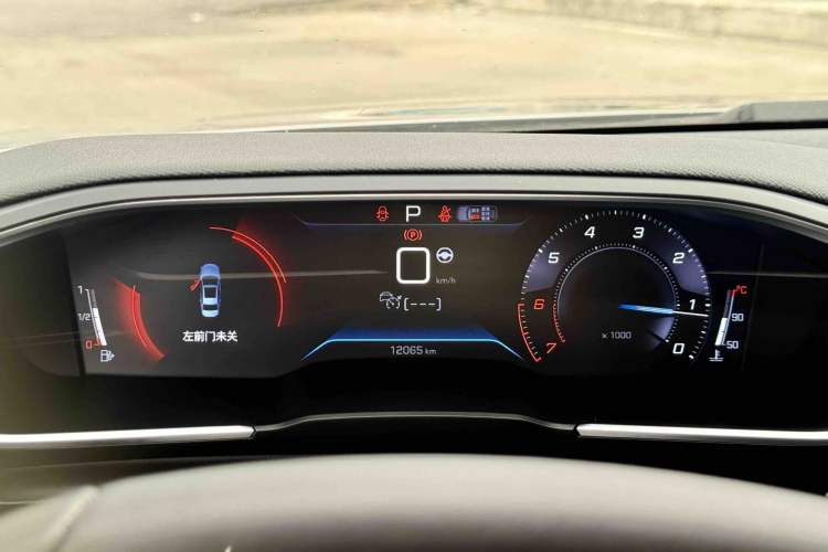Used Peugeot 508 2025 508L 400THP Driving Flagship Edition Odometer Close Up