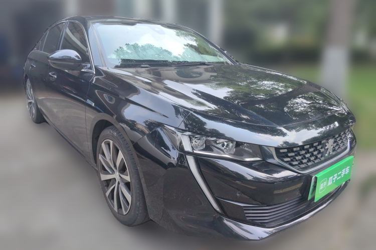 Used Peugeot 508L New Energy 2021 1.6T Plug-in Hybrid Tech Edition Front Right 45 Deg