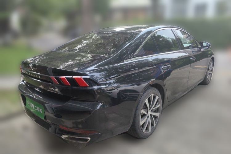 Used Peugeot 508L New Energy 2021 1.6T Plug-in Hybrid Tech Edition Rear Right 45 Deg