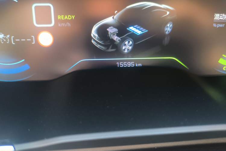 Used Peugeot 508L New Energy 2021 1.6T Plug-in Hybrid Tech Edition Odometer Close Up