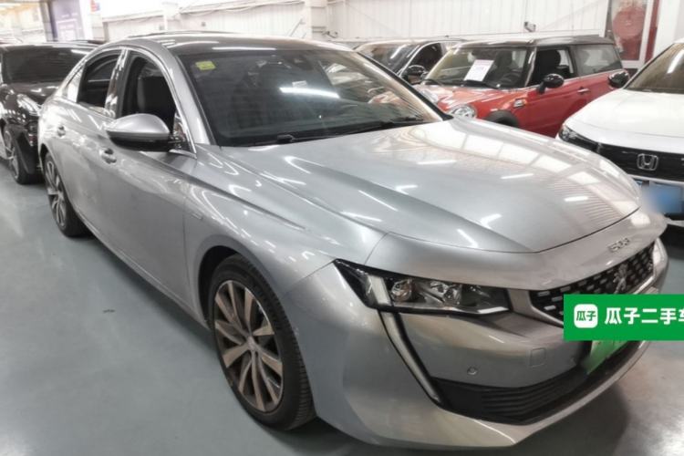 Used Peugeot 508L New Energy 2021 1.6T Plug-in Hybrid Tech Edition Front Right 45 Deg