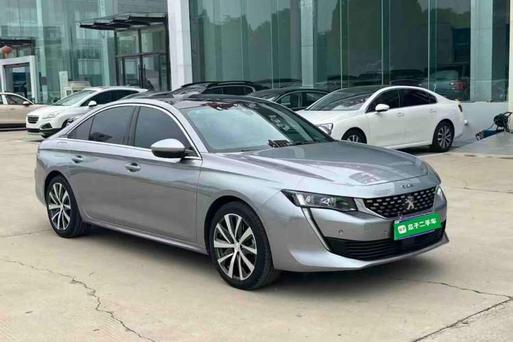 Used Peugeot 508L New Energy 2021 1.6T Plug-in Hybrid Tech Edition Front Right 45 Deg