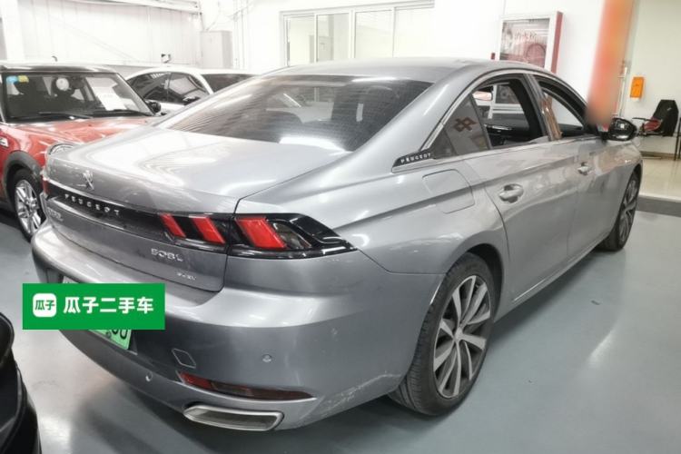 Used Peugeot 508L New Energy 2021 1.6T Plug-in Hybrid Tech Edition Rear Right 45 Deg