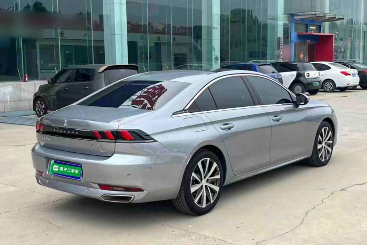 Used Peugeot 508L New Energy 2021 1.6T Plug-in Hybrid Tech Edition Rear Right 45 Deg