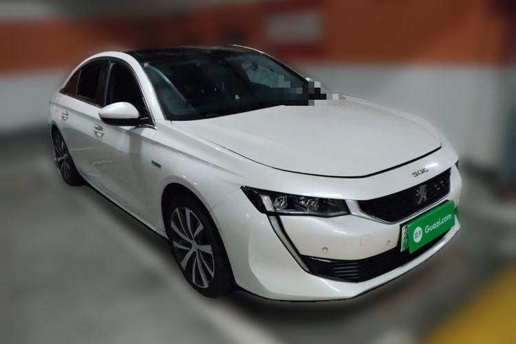 Used Peugeot 508L New Energy 2021 1.6T Plug-in Hybrid Tech Edition Front Right 45 Deg