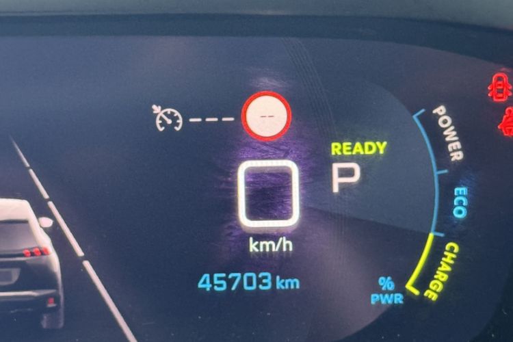 Used Peugeot e2008 2020 3D ZhenShang Edition Odometer Close Up