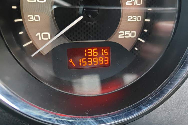 Used Peugeot RCZ 2011 1.6T Luxury Elegant Model Odometer Close Up