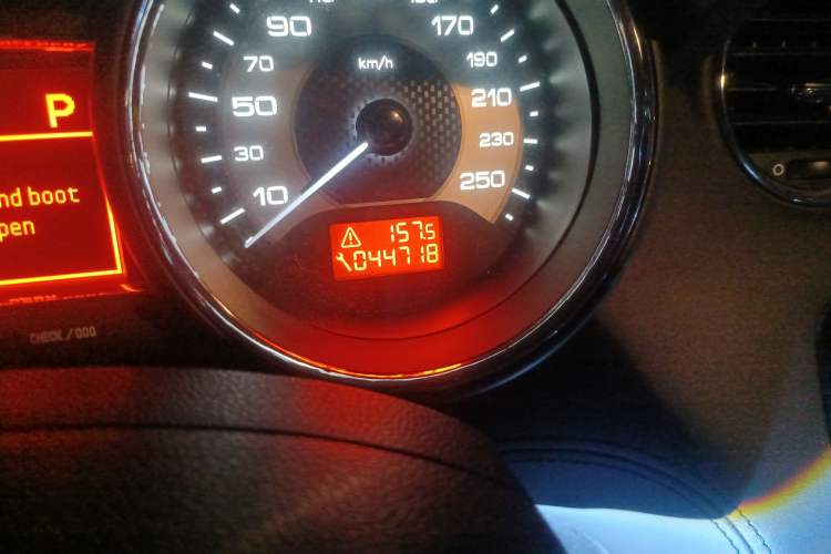 Used Peugeot RCZ 2011 1.6T Luxury Sport Model Odometer Close Up