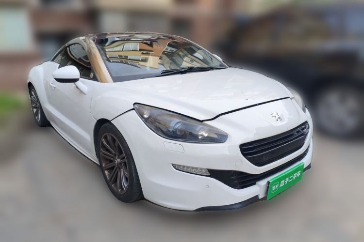Used Peugeot RCZ 2014 1.6T Luxury Edition in a Light-Colored Style Front Right 45 Deg