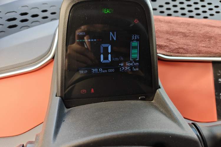 Used Pocco Duoduo 2022 Kuduo 15.5 kWh Odometer Close Up