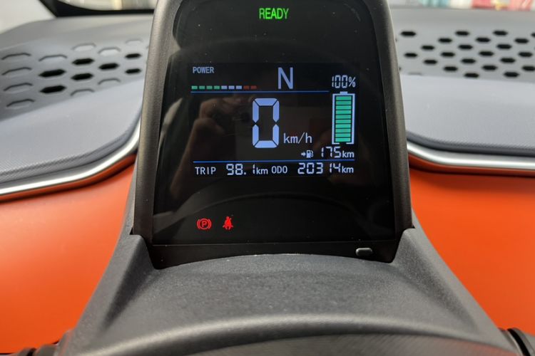 Used Pocco Duoduo 2022 Kuduo 15.1 kWh Odometer Close Up