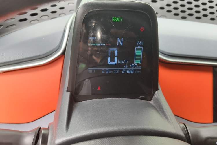 Used Pocco Duoduo 2022 Kuduo 15.5 kWh Odometer Close Up